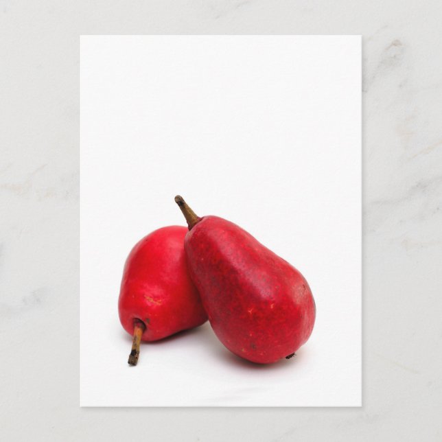 Red Pear Postcard (Front)