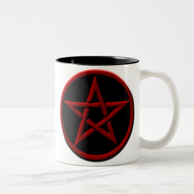 Red Pentagram Mug (Right)