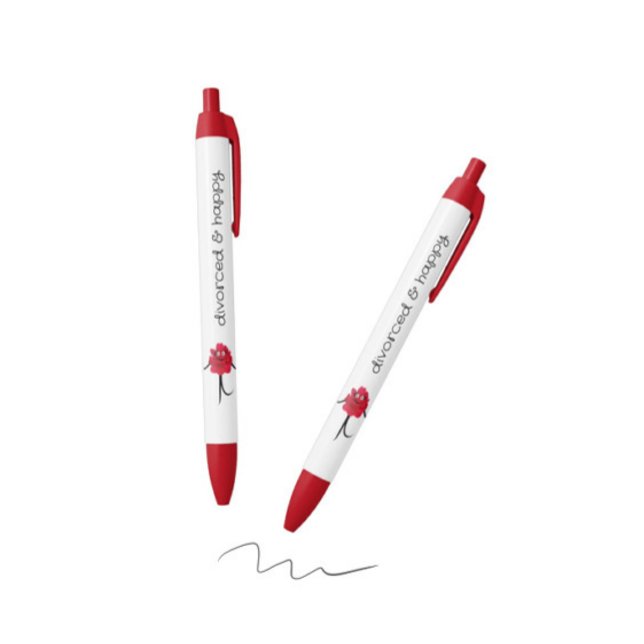 Red peony black ink pen (Creator Uploaded)