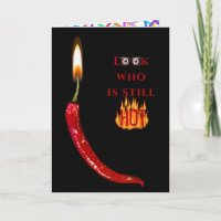 Red Pepper birthday candle