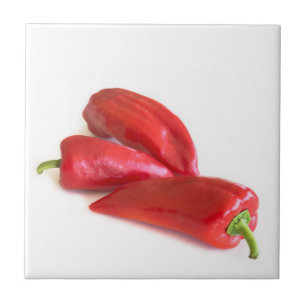 Red pepper ceramic tile