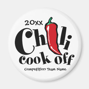 Red Pepper Chilli Cook Off Contest Magnet