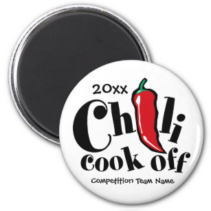 Red Pepper Chilli Cook Off Contest Magnet