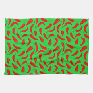 Red Pepper Fun Tea Towel