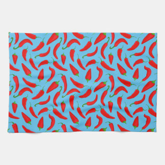 Red Pepper Fun Tea Towel