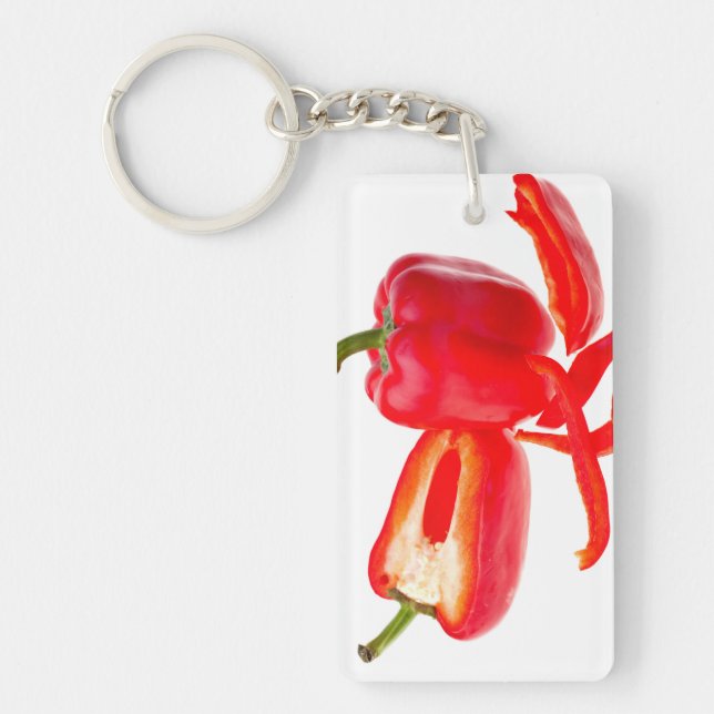 Red pepper key ring (Front)