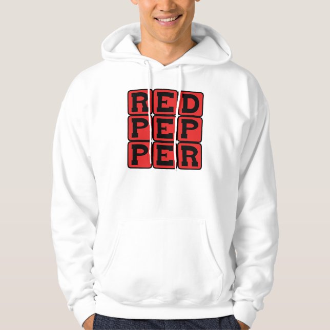 Red Pepper, Spicy Vegetable Hoodie (Front)