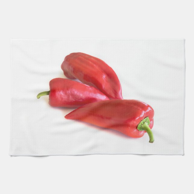 Red pepper tea towel (Horizontal)