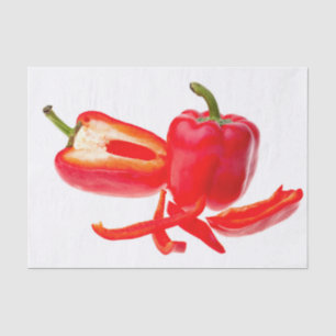 Red pepper tissue paper