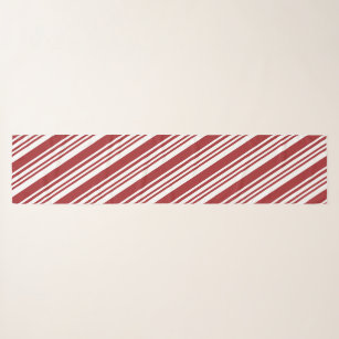 Red Peppermint Stripe Scarf