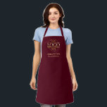 Red Personalised Apron with Logo Custom Uniform<br><div class="desc">Custom business logo apron designed for corporate branding, promotional events, and professional use. This personalised apron is perfect for small business owners, restaurants, cafés, catering companies, and corporate teams who want to showcase their brand in style. Easily customise with your company logo, business name, or slogan to create branded staff...</div>