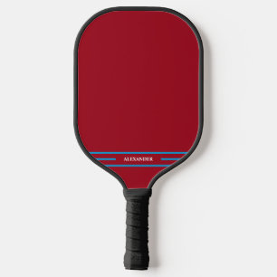 Red Personalised Pickleball Paddle