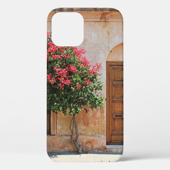 RED PETAL FLOWER ON CONCRETE WALL Case-Mate iPhone CASE (Back)