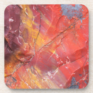 Red Petrified wood detail, Arizona Coaster