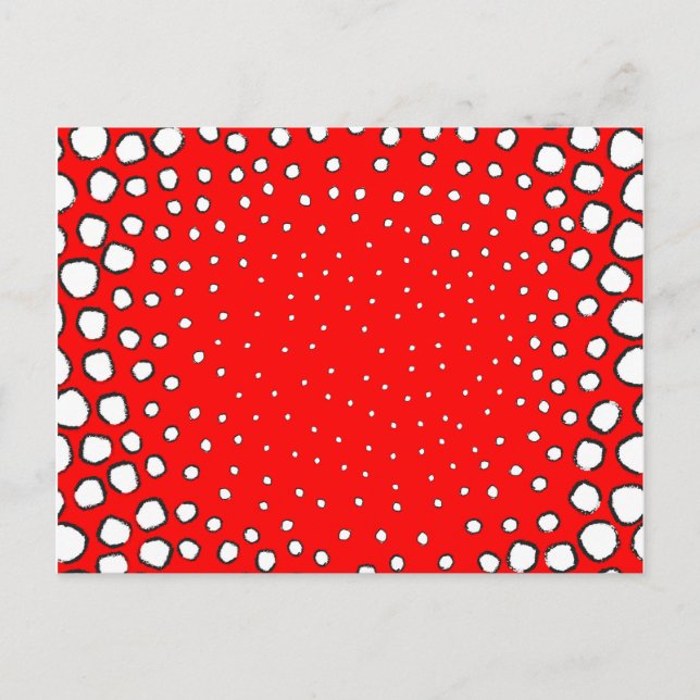 red pheasant bird themed postcard (Front)