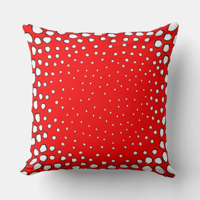 red pheasant themed throw pillow (Front)