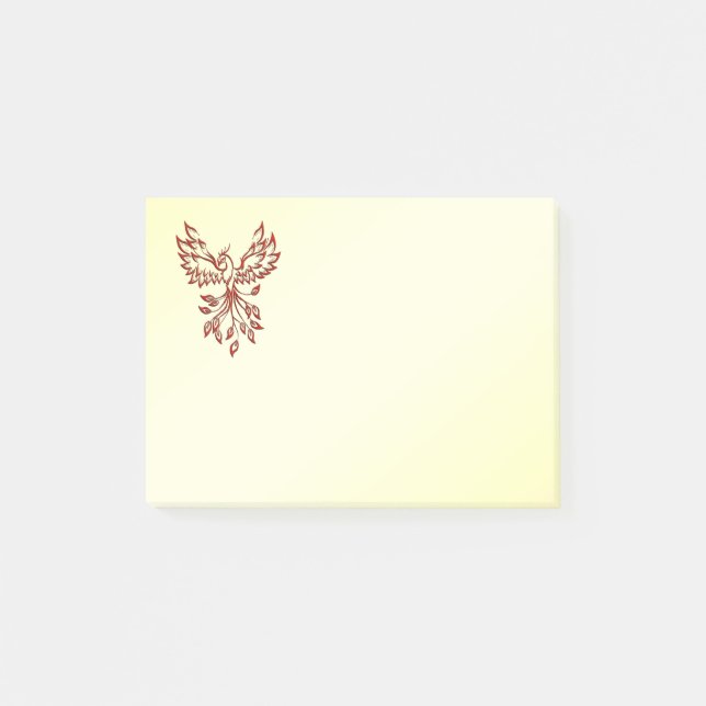Red Phoenix Rises Post-it Notes (Front)