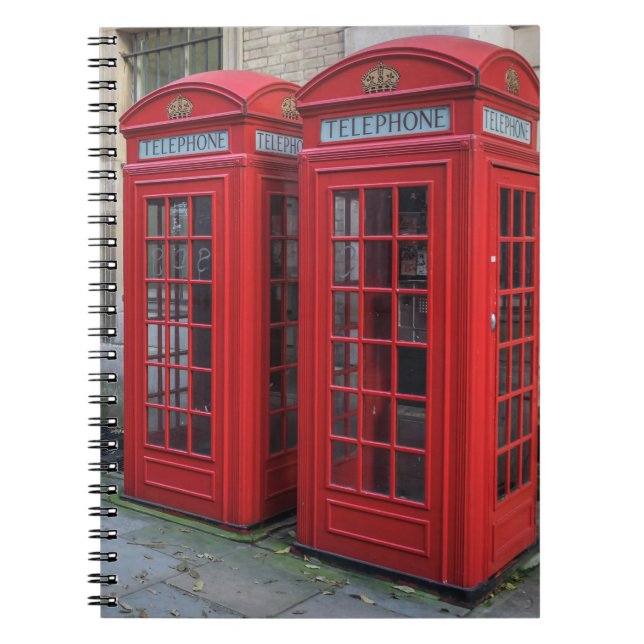 Red phone boxes notebook (Front)