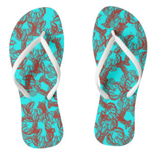 Red Phosphorescent Lobsters Thongs