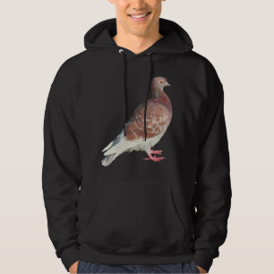 Red Pigeon (isolated) Hoodie