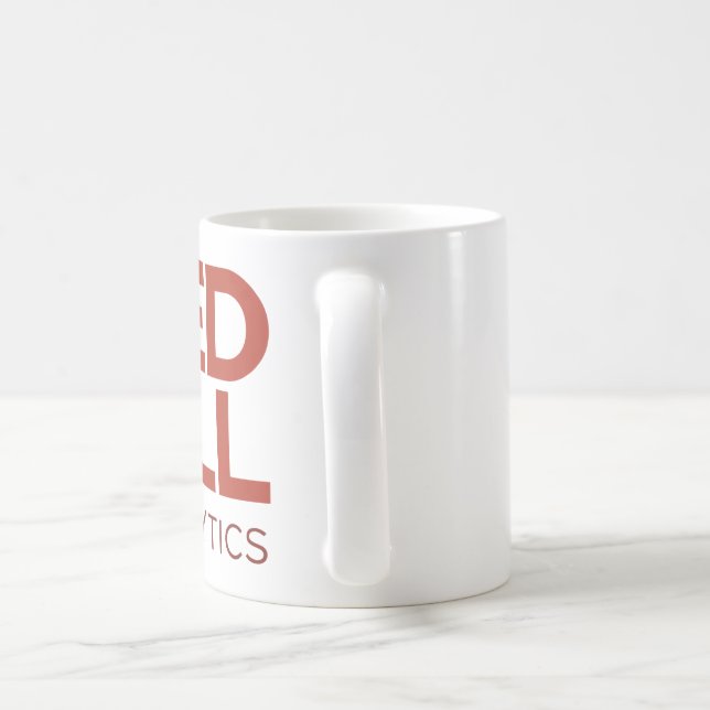 Red Pill Analytics Mug (Red Logo) (Handle)