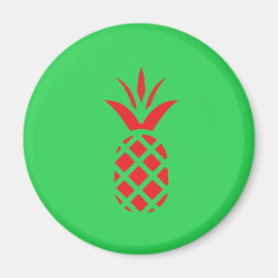 Red Pine apple in Green Magnet