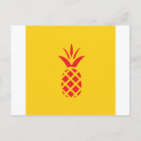 Red Pine Apple in Yellow.