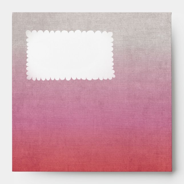 Red Pink blue envelope set (Front)