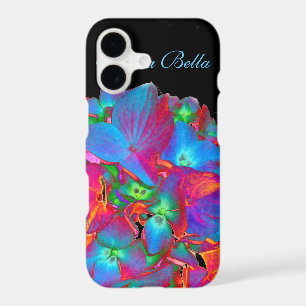 Red pink blue purple floral colourful floral