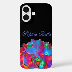 Red pink blue purple floral colourful floral Case- iPhone 16 Case
