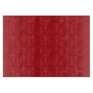 Red, pink, cool, unique, trendy, decorative art cutting board