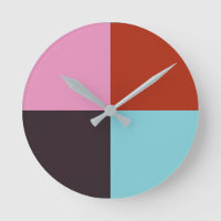 Red Pink Eggplant Blue