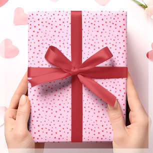 Red & Pink Heart Gift Wrapping Paper
