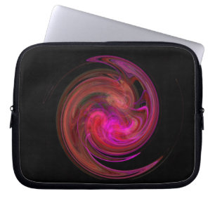 Red Pink Light Vortex Laptop Sleeve