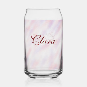 Red pink maroon watercolor abstract add namepastel can glass