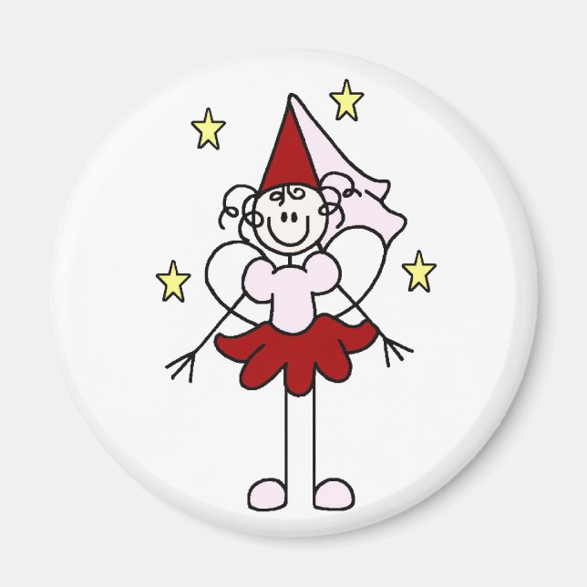 Red/Pink Princess Magnet (Front)