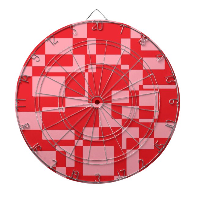 Red-pink squares dartboard (Front)