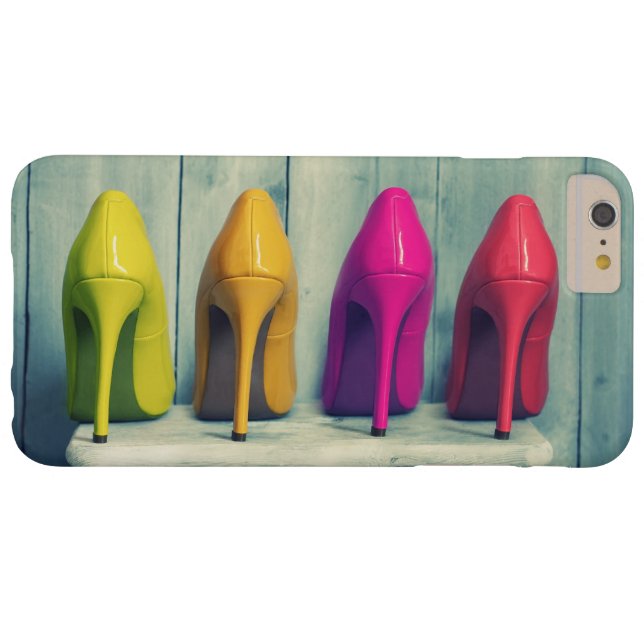 Red Pink Yellow Green Heels Photo Girly Case-Mate iPhone Case (Back Horizontal)