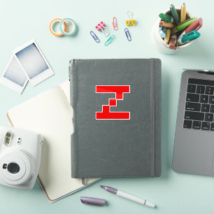 Red Pixel Z Letter