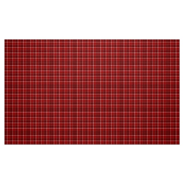Red Plaid cloth printed fabric (Fat Quarter)