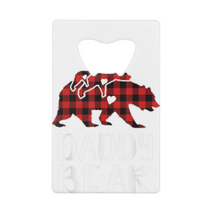 Red Plaid Daddy Bear Buffalo Matching Family Pajam