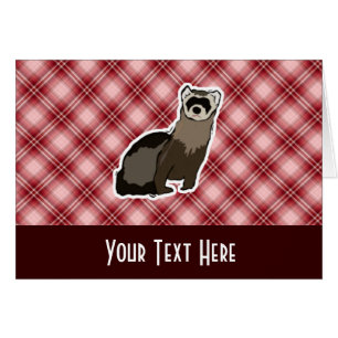 Red Plaid Ferret