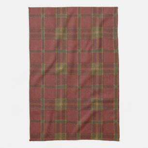 Red Plaid Kitchen Towel