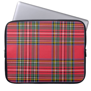 Red Plaid Laptop Sleeve