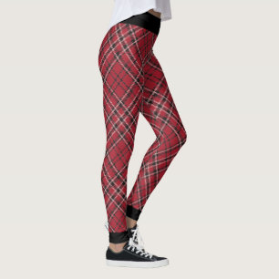 Red Plaid Leggings