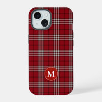 Red Plaid monogrammed