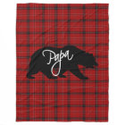 Red Plaid Papa Bear