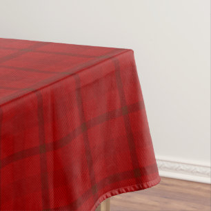 Red Plaid pattern -  Tablecloth