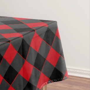 Red Plaid Tablecloth