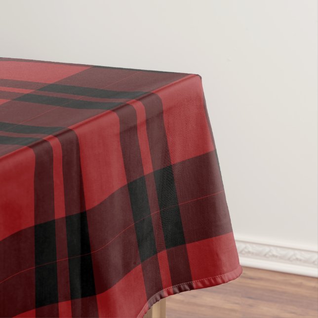 Red Plaid Tablecloth (In Situ)
